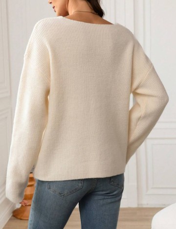 Pulover Shein, crem