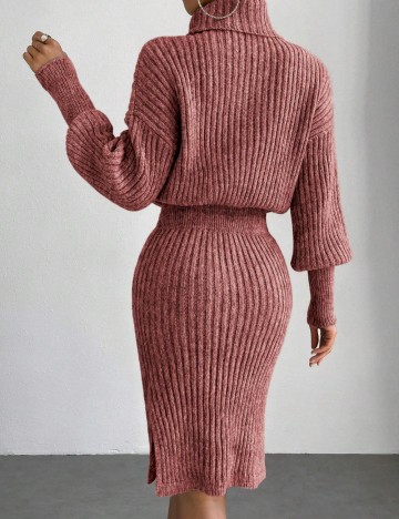 Rochie midi Shein, roz