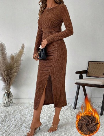 Rochie midi Shein, maro