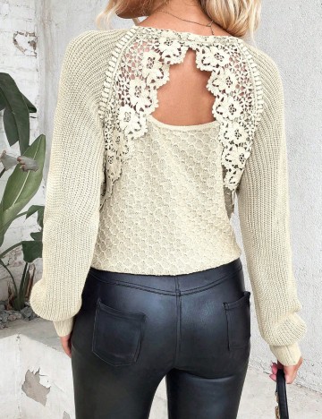 Bluze de trening Shein, crem