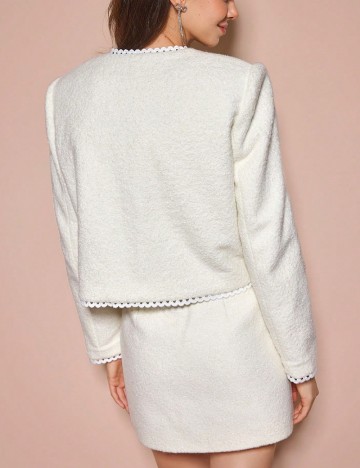 Jachetă Shein, alb