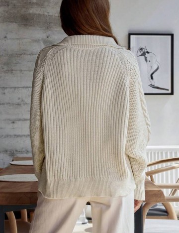Pulover Shein, crem