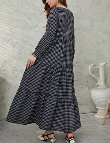 Rochie maxi Shein MUSERA, mix culori