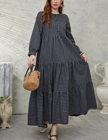 Rochie maxi Shein MUSERA, mix culori