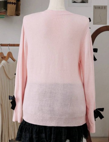Pulover Shein Curve+, roz