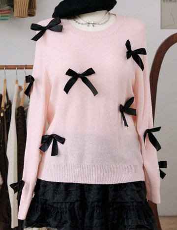 Pulover Shein Curve+, roz