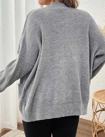 Cardigan Shein Curve+, gri
