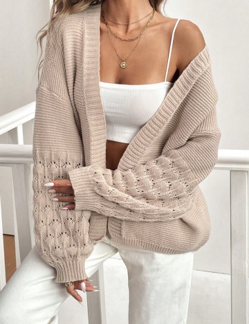 Cardigan Shein, bej