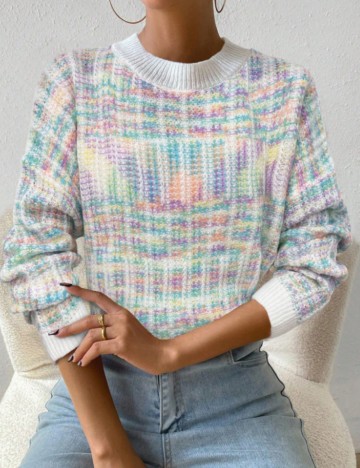 Pulover Shein, mix culori
