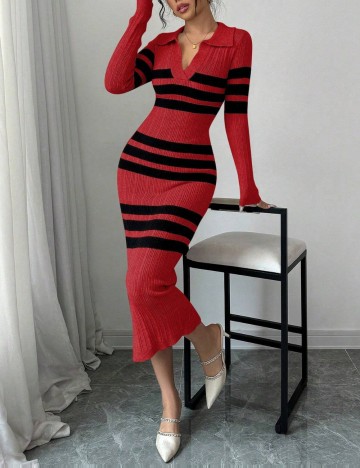 Rochie maxi Shein, roșu