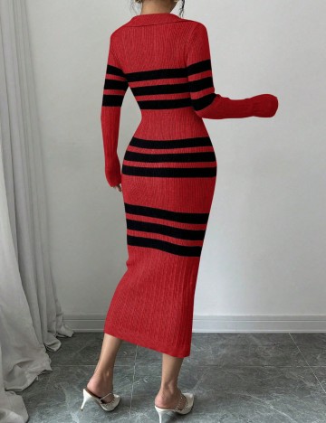 Rochie maxi Shein, roșu