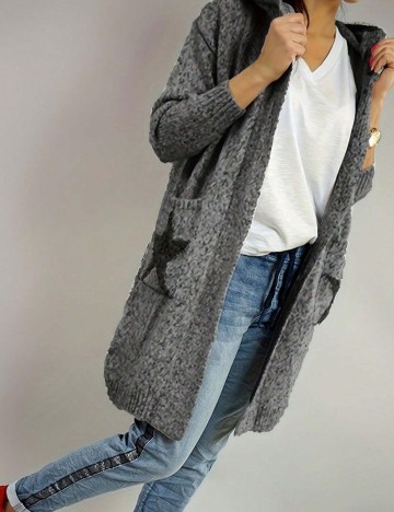 Cardigan Shein, gri