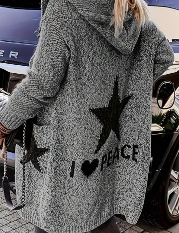 Cardigan Shein, gri