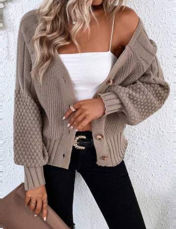 Cardigan Shein, bej