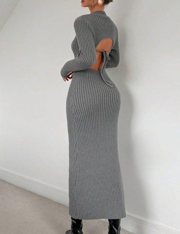 Rochie maxi Shein, gri