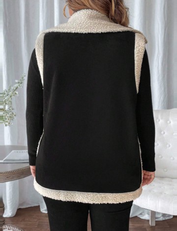 Vestă Shein Curve+, negru