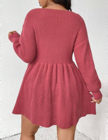 Rochie mini Shein Curve+, roz