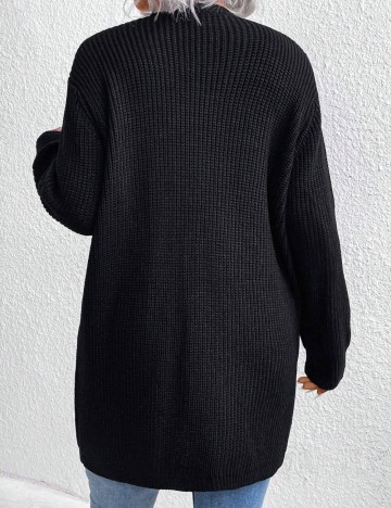 Cardigan Shein Curve+, negru