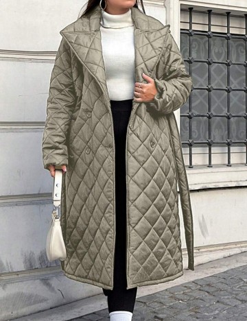 Geacă Shein Curve+, bej