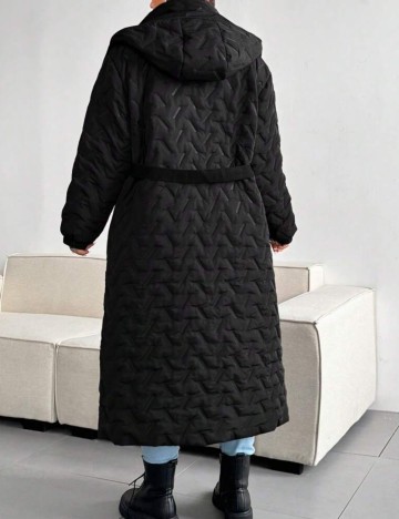 Geacă Shein Curve+, negru