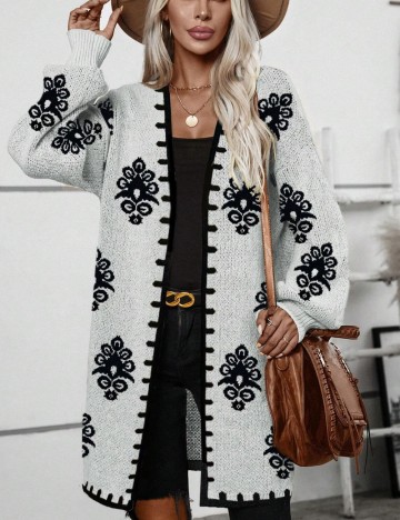 Cardigan Shein, gri