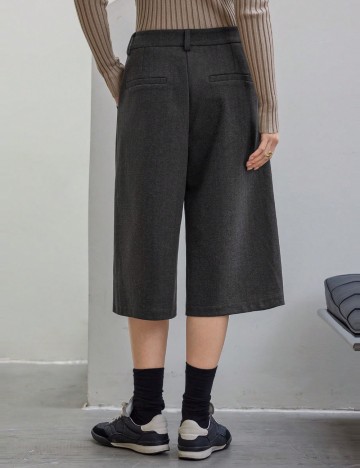 Pantaloni 3/4 Shein DAZY  LESS, gri