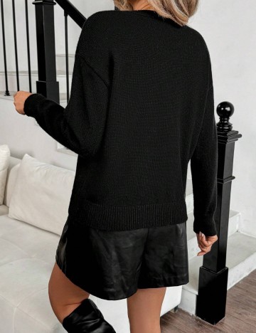Pulover Shein, negru