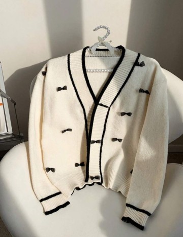 Cardigan Shein, crem