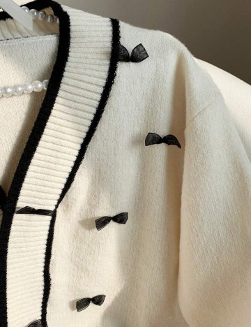 Cardigan Shein, crem