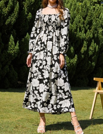 Rochie midi Shein, mix culori