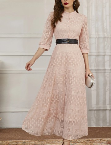 Rochie midi Shein, roz