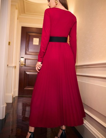Rochie midi Shein, vișiniu