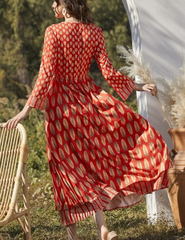 Rochie midi Shein, mix culori