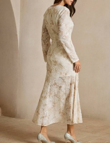 Rochie midi Shein, crem