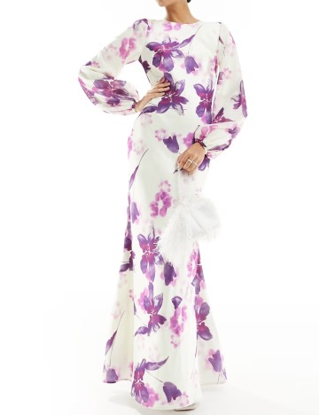 Rochie maxi ASOS, mix culori