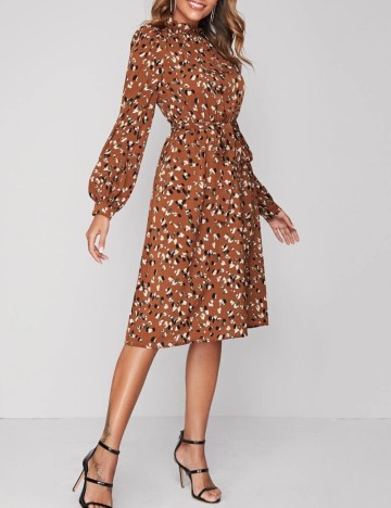 Rochie midi Shein, mix culori