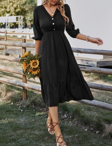 Rochie midi Shein, negru