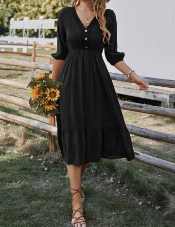 Rochie midi Shein, negru