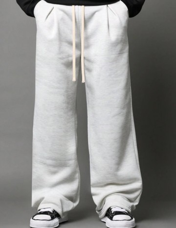 Pantaloni Shein SUMWON, gri