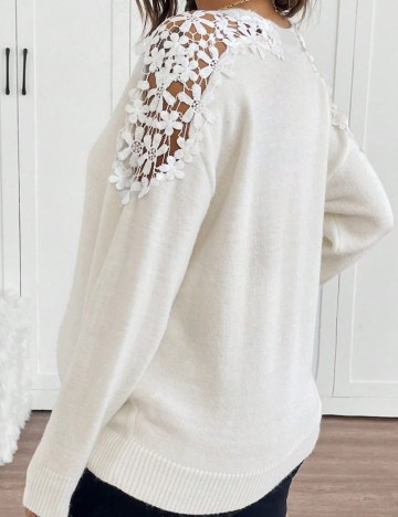 Pulover Shein, crem