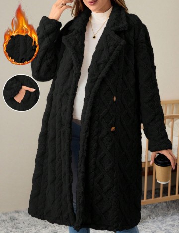 Palton Shein, negru