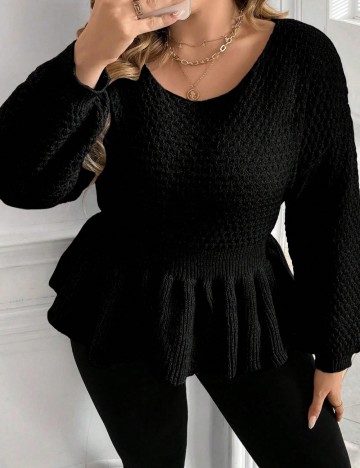 Bluză Shein Curve+, negru