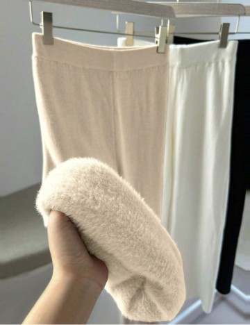 Pantaloni Shein, crem