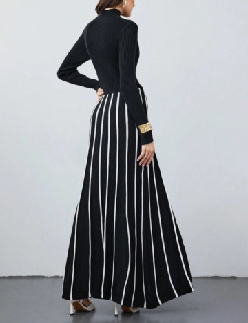 Rochie maxi Shein, mix culori