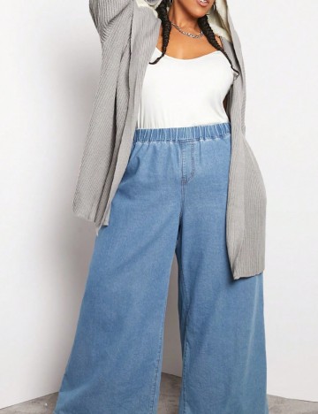 Cardigan Shein Curve+, gri