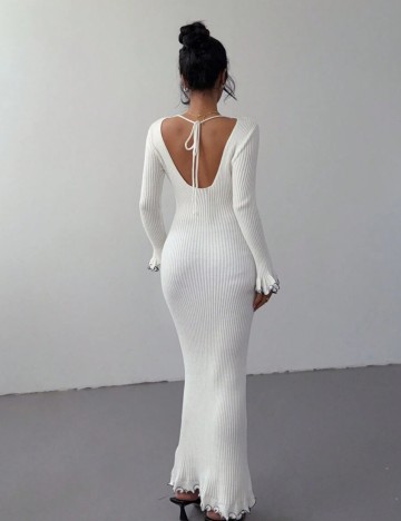 Rochie maxi Shein, alb