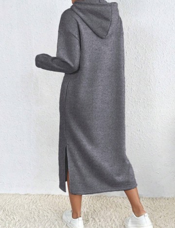 Rochie tip hanorac Shein, gri