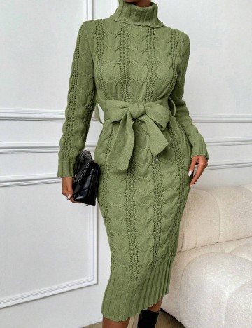 Rochie midi Shein, verde