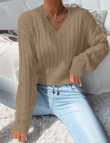 Pulover Shein, bej