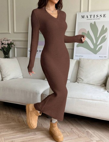 Rochie maxi Shein, maro